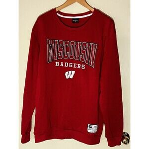 Wisconsin Badgers Red Colosseum Sweatshirt Size XL Extra Soft Vintage 90’s